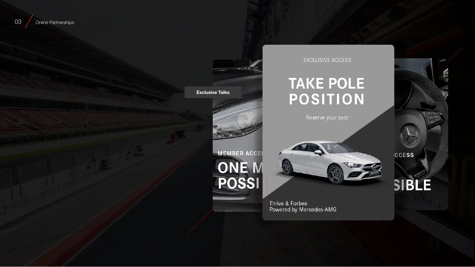 Take pole position: content partnership format.