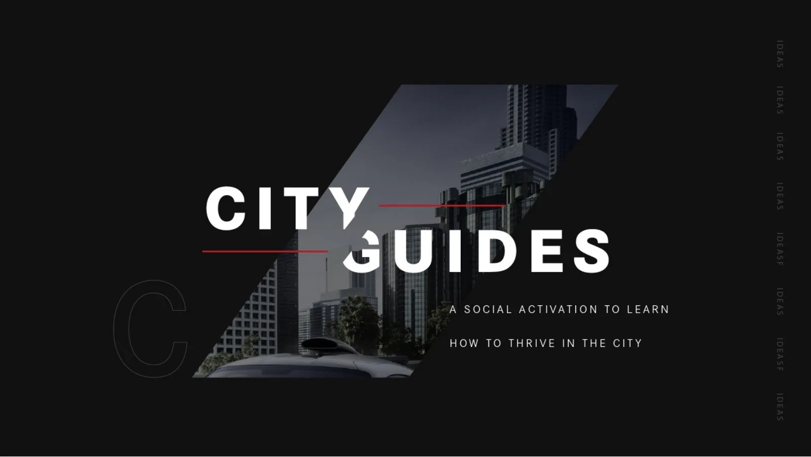 City Guides title slide.